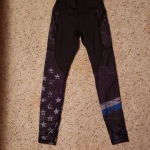 Leggings-police flag